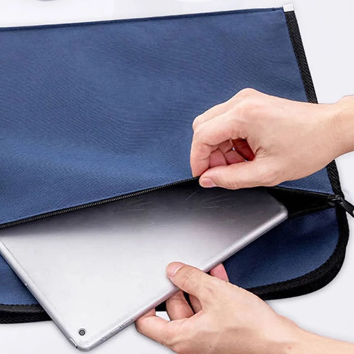 Portable Waterproof Home Office Business Zipper With Handle 6