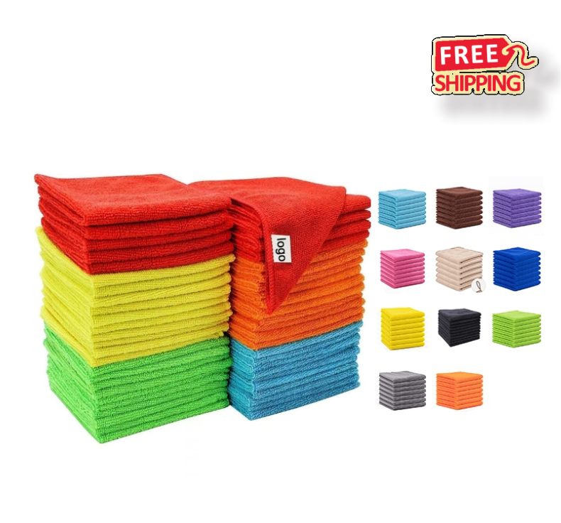 Reusable Microfiber Cleaning Cloth 12 x 12 Inch 2
