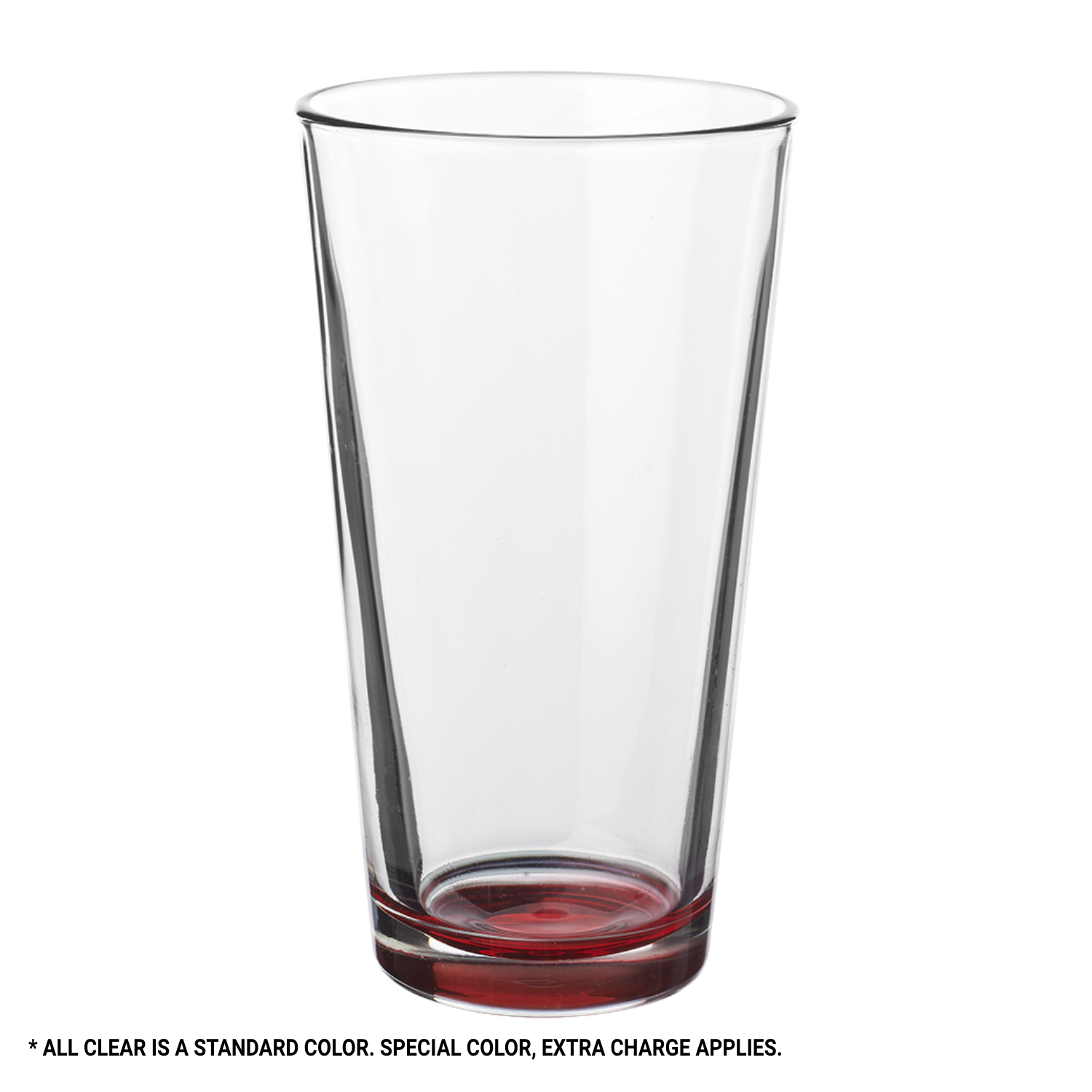 Clear Thick Wall Pint Glass, 16 oz. 7