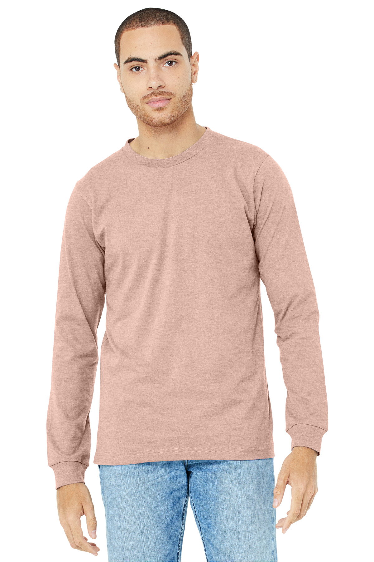 BELLA+CANVAS Unisex Heather CVC Long Sleeve Tee BC3501CVC 82