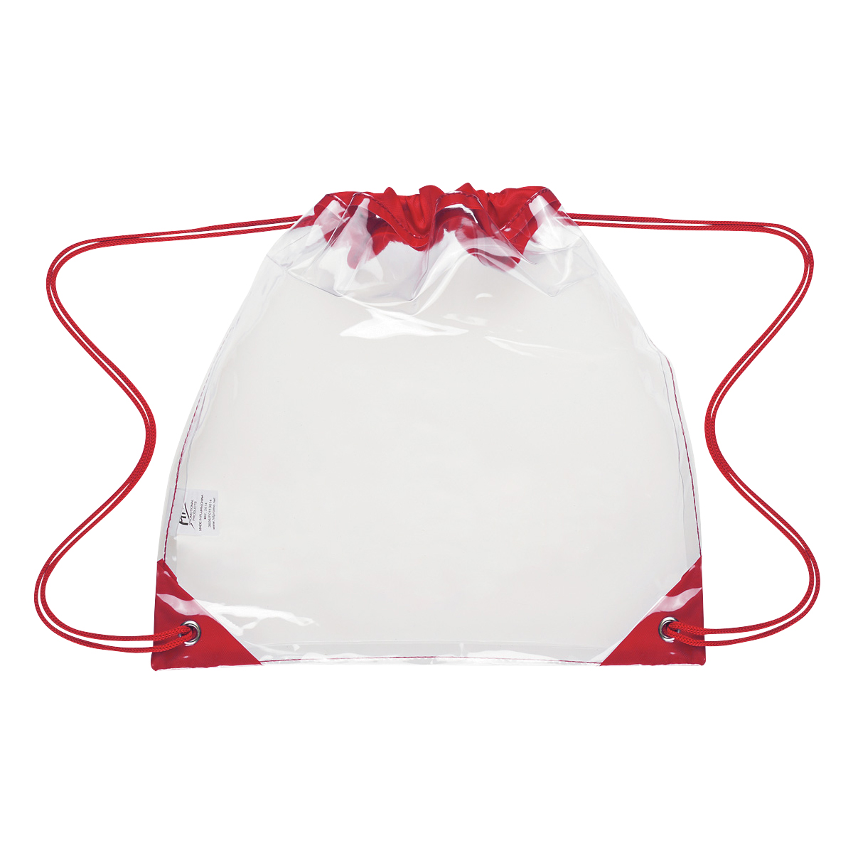 Touchdown Clear EVA Drawstring Backpack 1