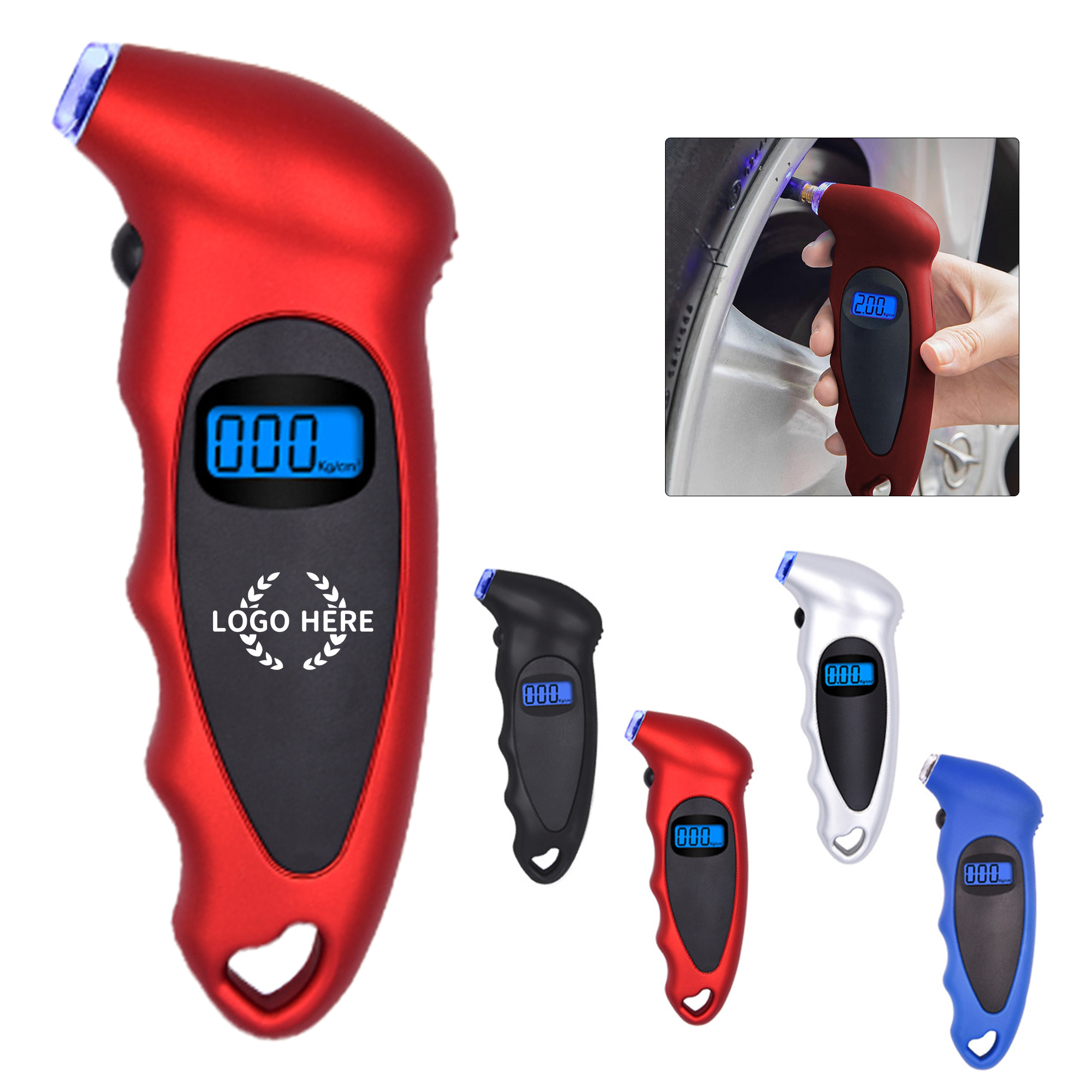 Multifunctional Digital Car Tire Pressure Gauge 2