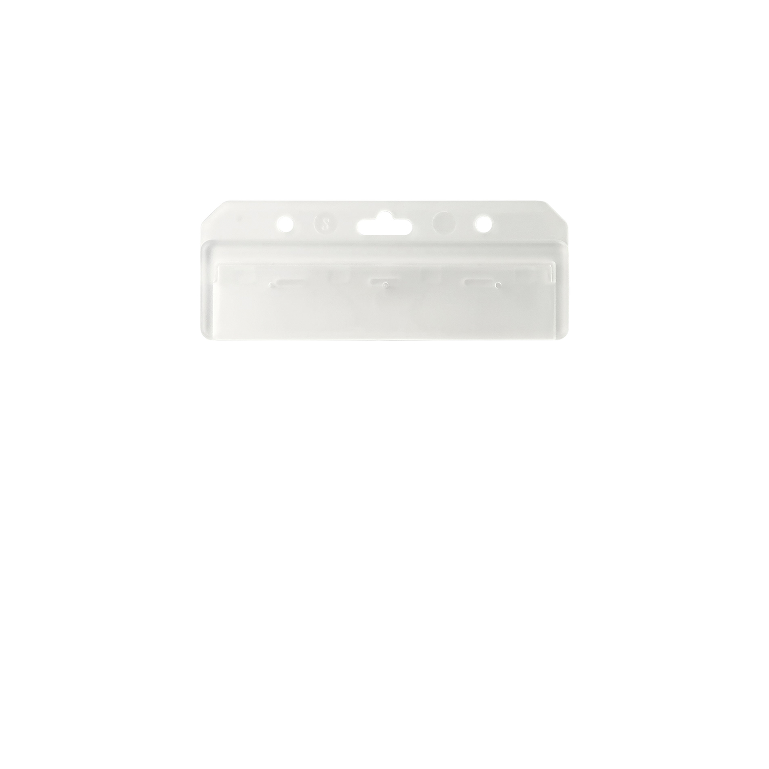Molded Rigid Plastic Magnetic Strip Card Holder 2