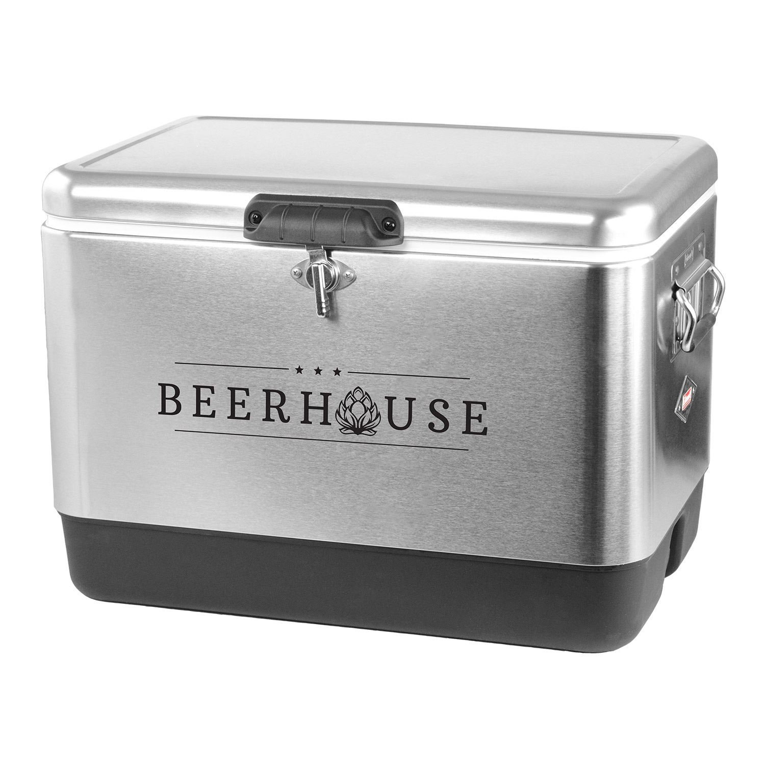 54 Qt Steel-Belted Stainless Steel Cooler
