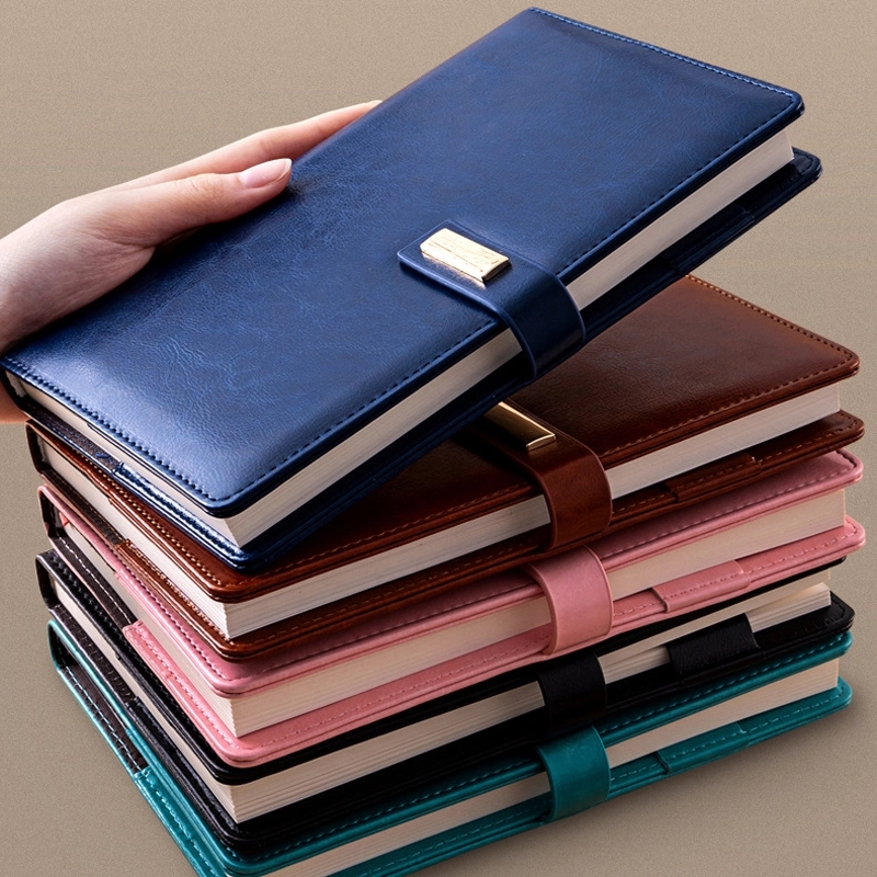 PU Leather A5 Business Travel Journal Diary Notebook 2