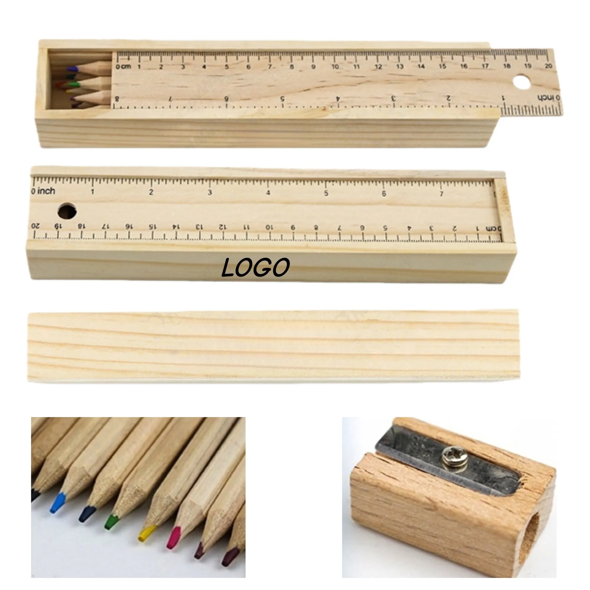 Custom Logo Colored Pencil Set Art Supplies Gift