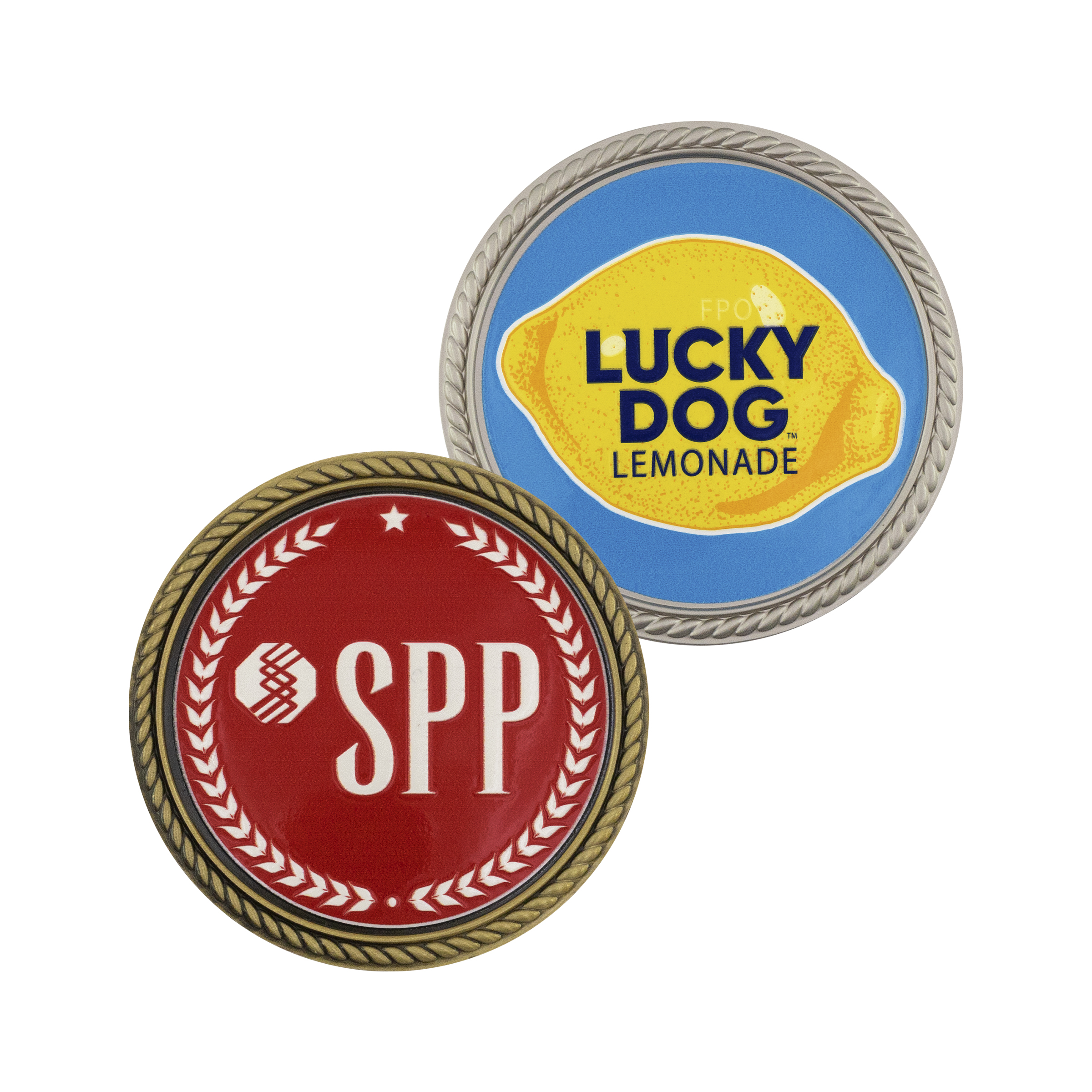 1.75" Speed Challenge Coin Rope Border w/ 3D Texture Print 5
