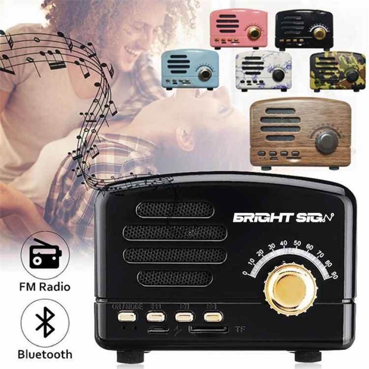 Mini Retro Wireless Bluetooth Speaker 2
