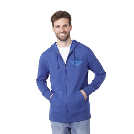 Men's ARGUS Eco Fleece Full Zip Hoody, custom hoodie or sweatshirt with logo imprint 63