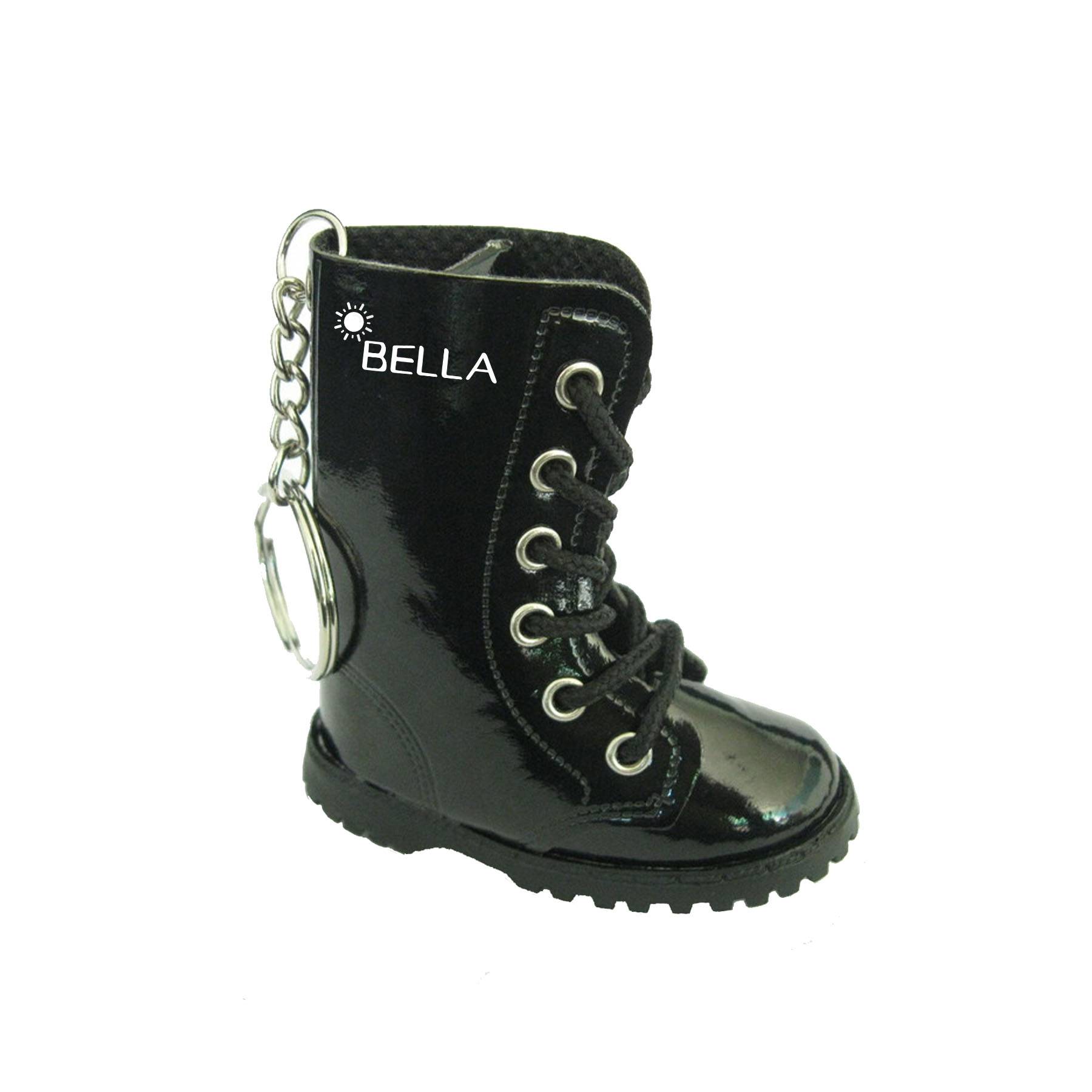 PU Leather boot keychain 2