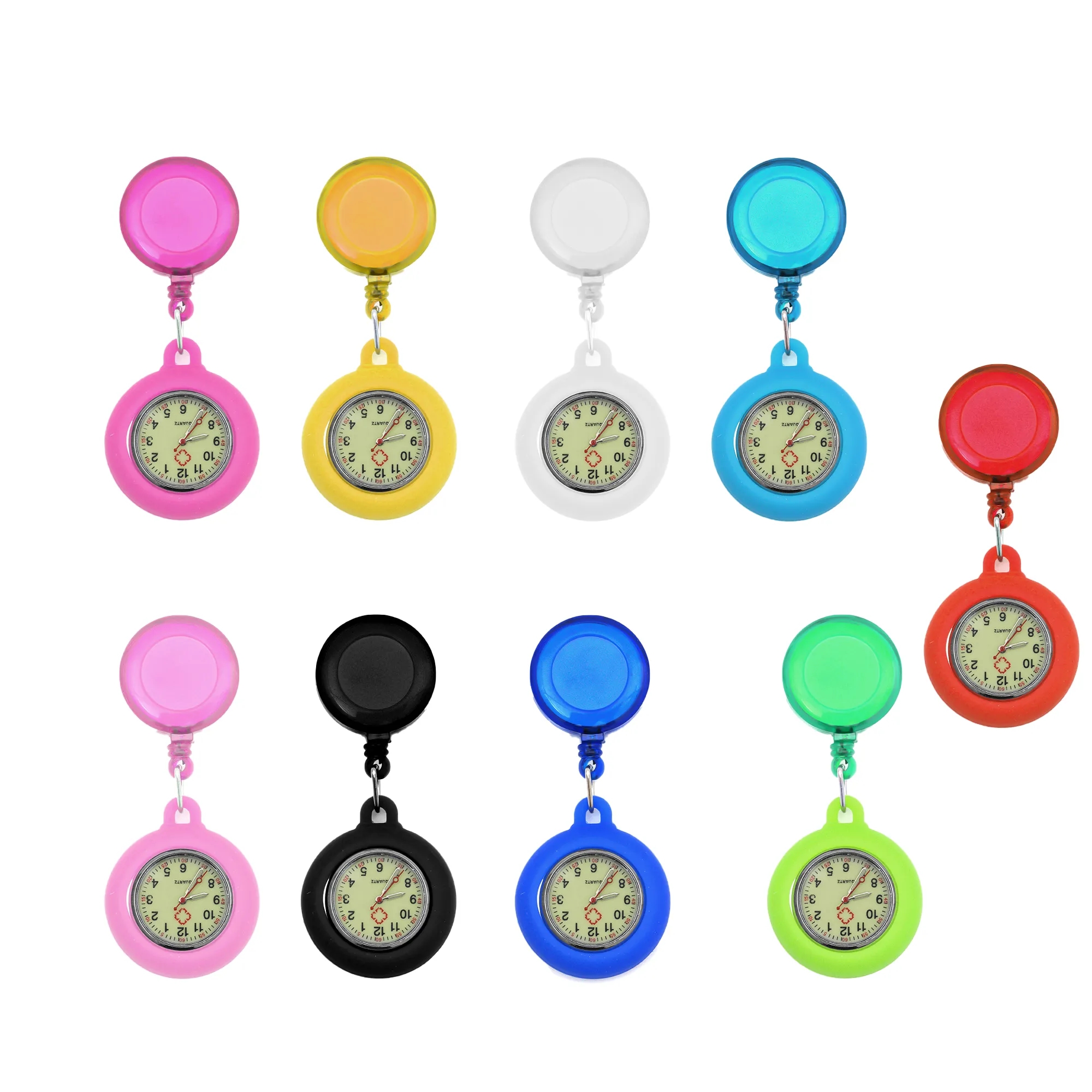 Clip on Hanging Lapel Nurse Luminous Watch 2