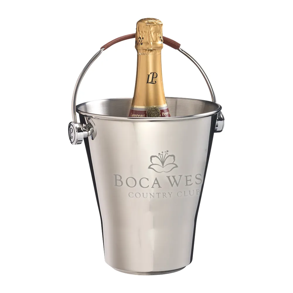 Large Metal Perrier Ice Bucket 3