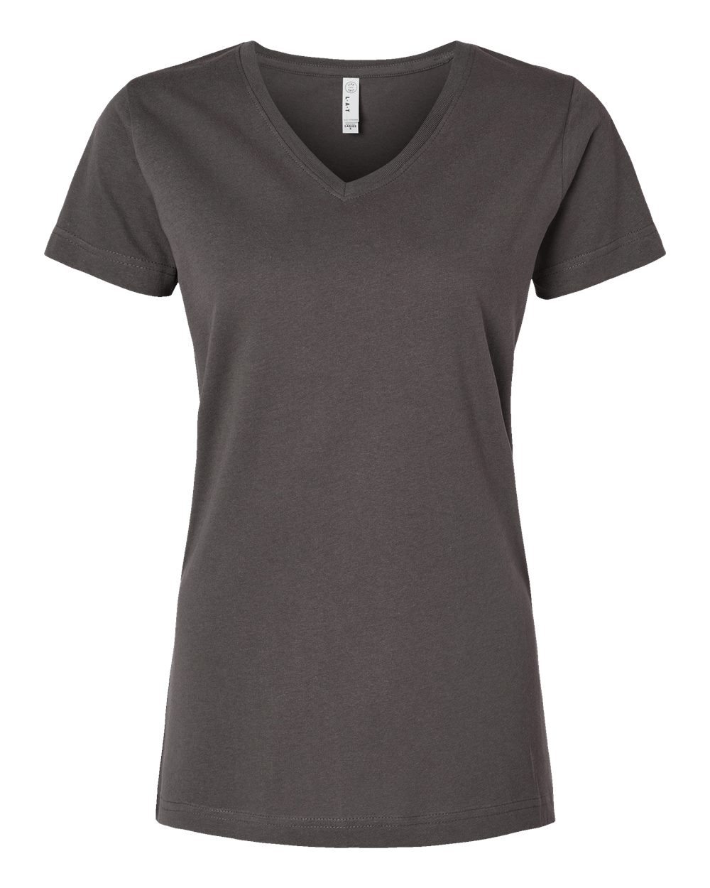 Women's Fine Jersey V-Neck Tee - 3507 15
