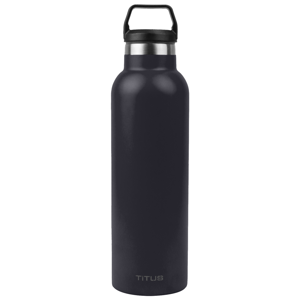 25 oz  TiTUS® Premium Insulated Sports Bottle & Chrome Trim Pen Gift Set