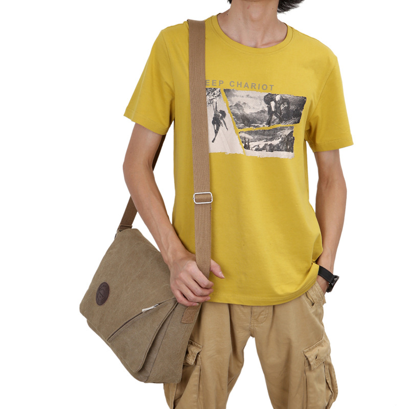 Canvas Messenger Shoulder Sling Bag 12