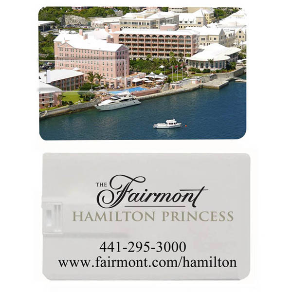 Credit Card Look Swivel USB Flash Drive 3