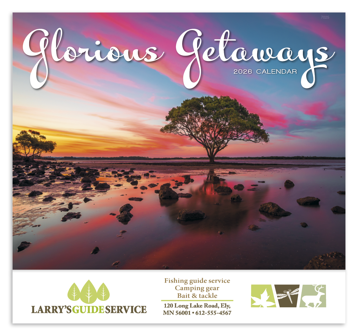 Good Value™ Glorious Getaways - Stapled Calendar 47