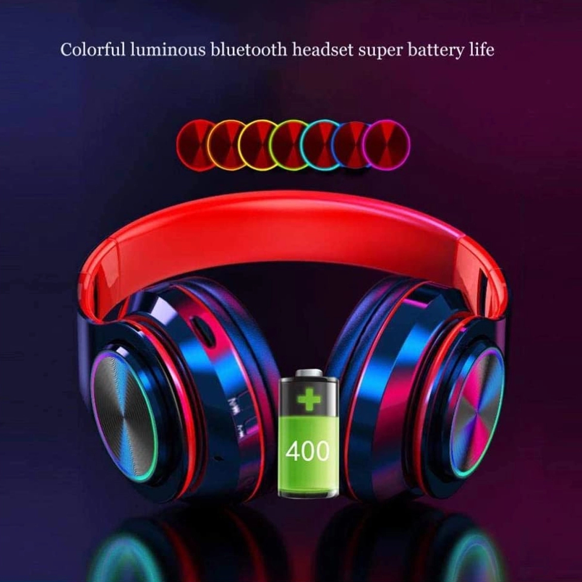 Wireless Foldable Headphones with Microphone 5