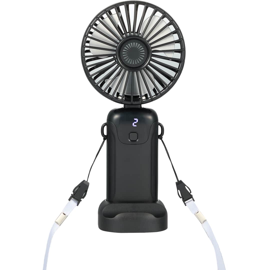 Rechargeable 100% RABS Personal LED Fan 168