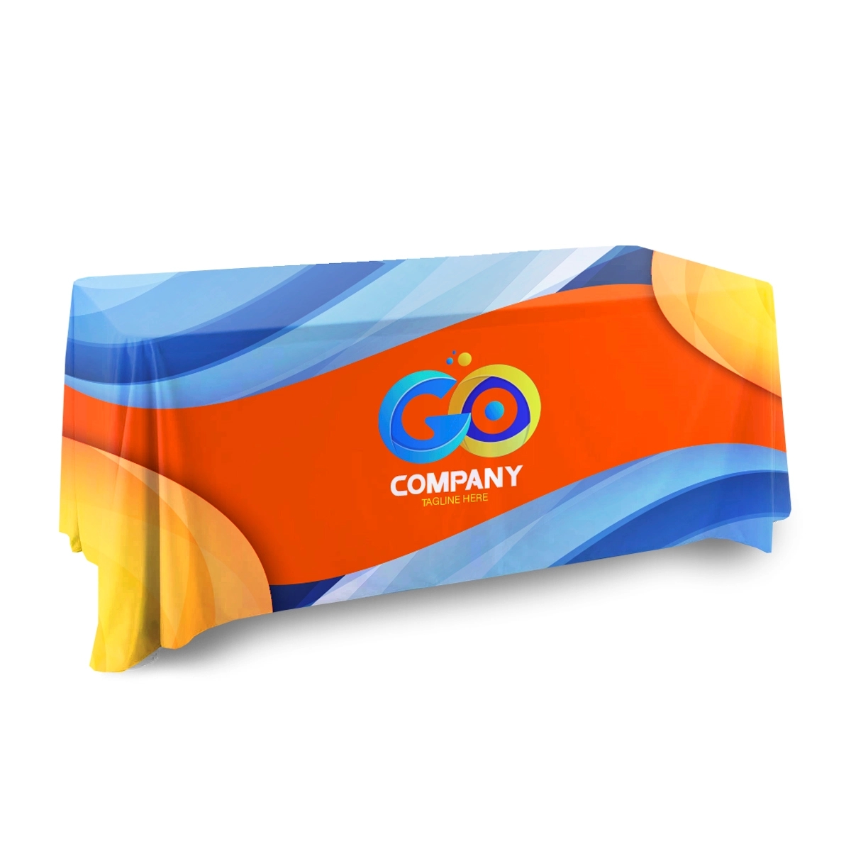 Rectangular Table Cover - Full Coverage - Digital - wPoly 2