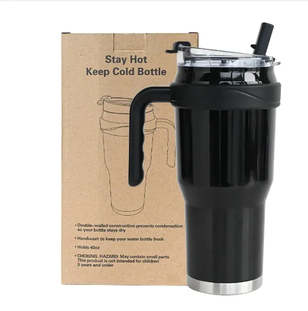 Insulated 40oz Tumbler with Handle 3