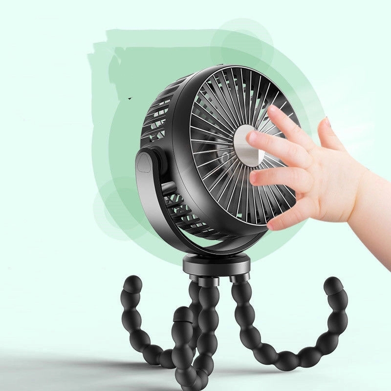 Custom Flexible Tripod Mini Fan 6