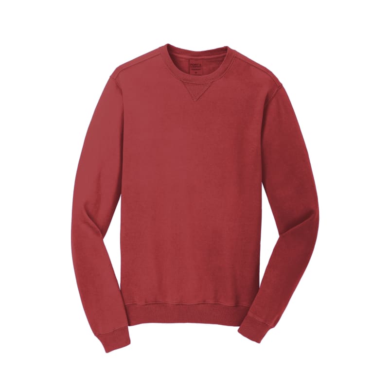 Port & Company Beach Wash Garment-Dyed Crewneck Sweatshirt, custom hoodie or sweatshirt with logo imprint 16