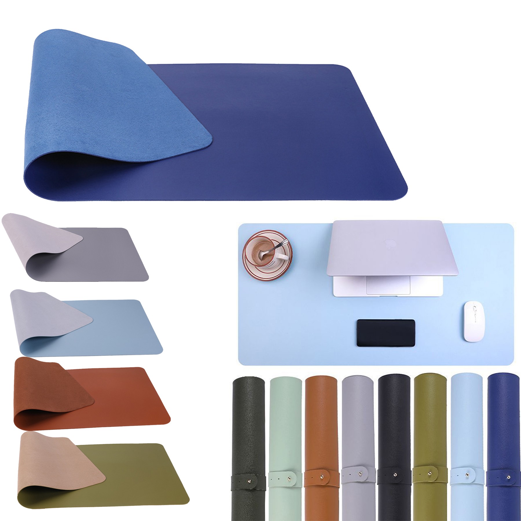 Leather Desk Mat Mouse Pad 4