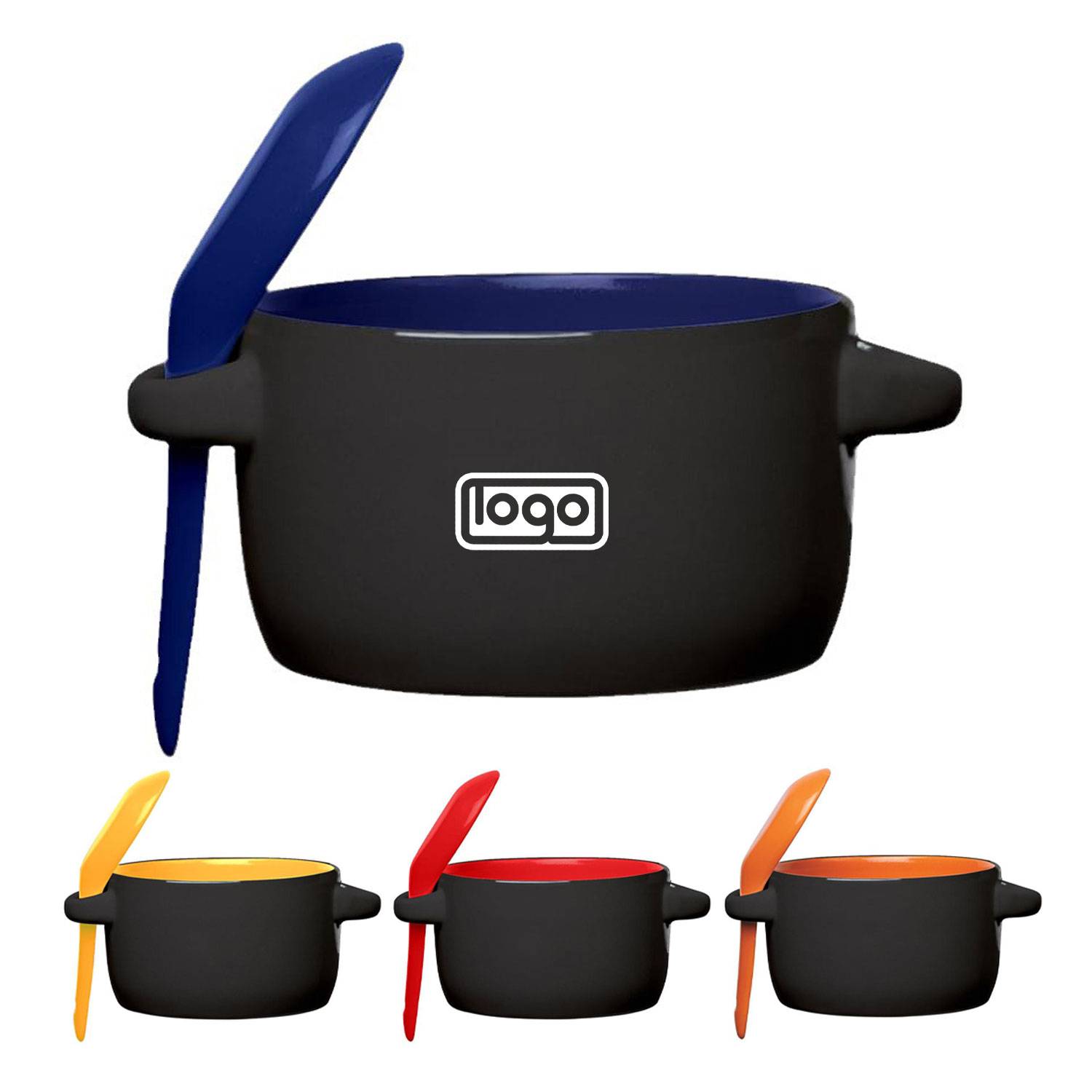 12Oz Soup Bowl with Spoon 2
