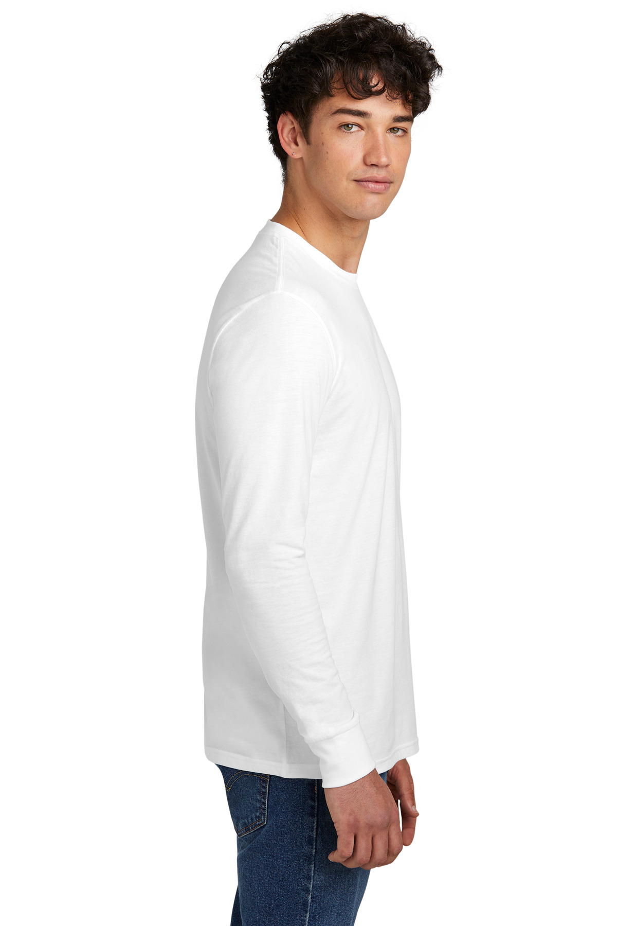 District Perfect Blend CVC Long Sleeve Tee DT109 6