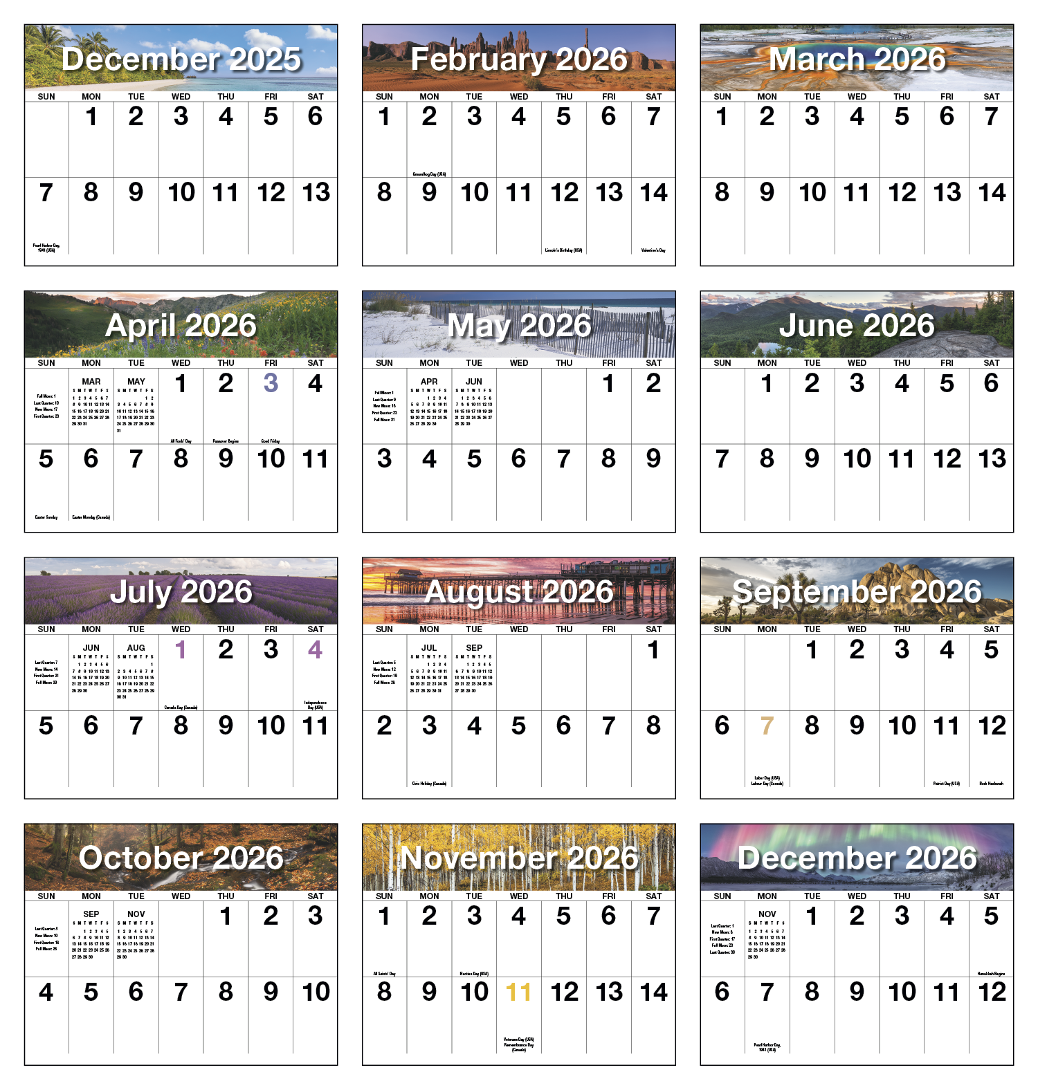 HotLine® Products Big Numbers Appointment Calendar - Stapled 48