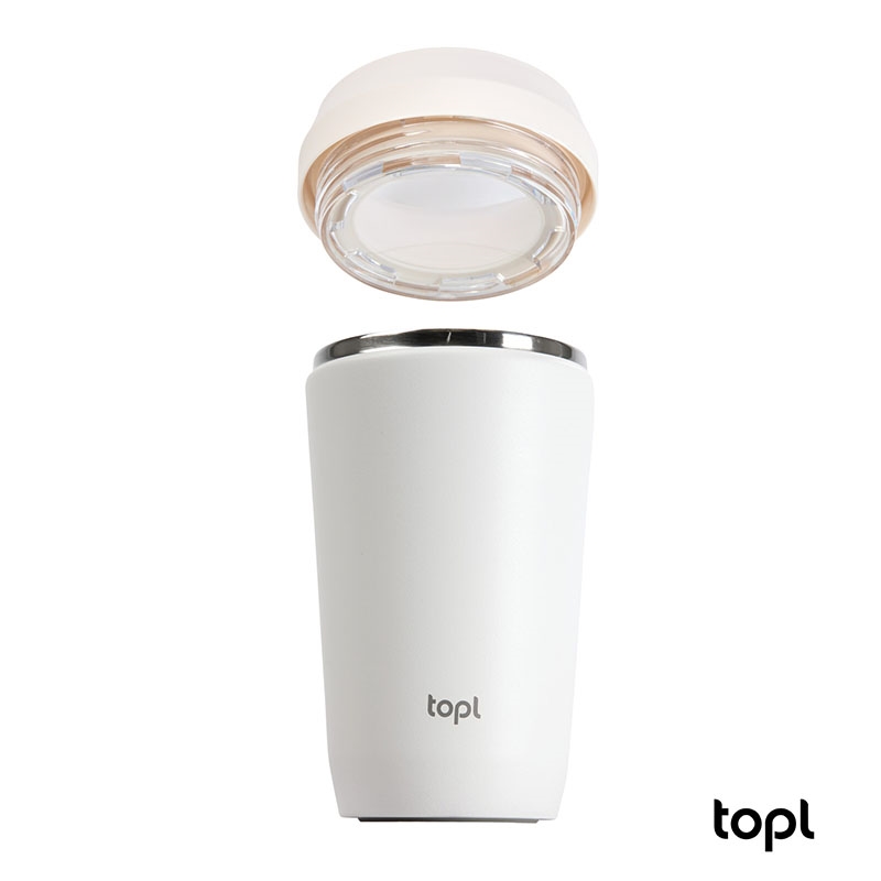 TOPL® 12 oz. Double Wall, Recycled Stainless Steel 360° Tumbler 17