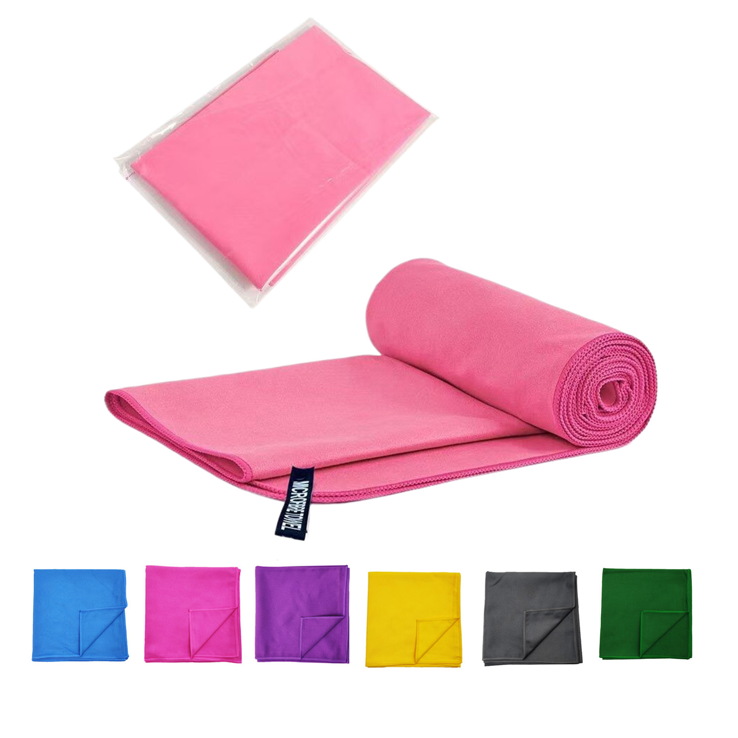 15" x 31" Microfiber Quick-Drying Beach Towel 1