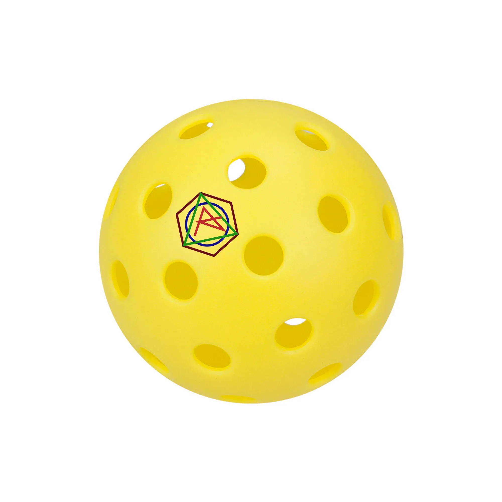 Full Color Logo Custom MOQ 200 40 Hole Outdoor Pickleball