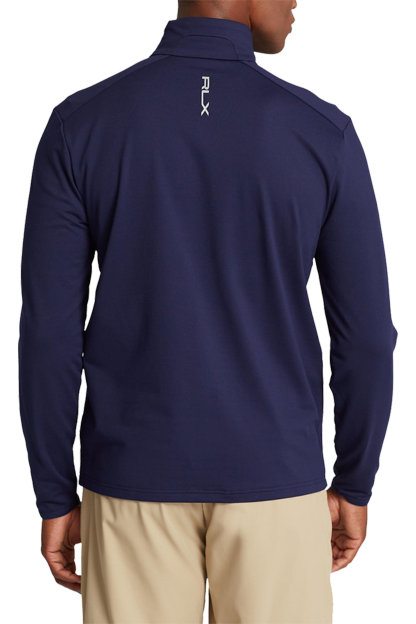 Brushed Back Tech Jersey ¼ Zip With Reflective Pocket 6
