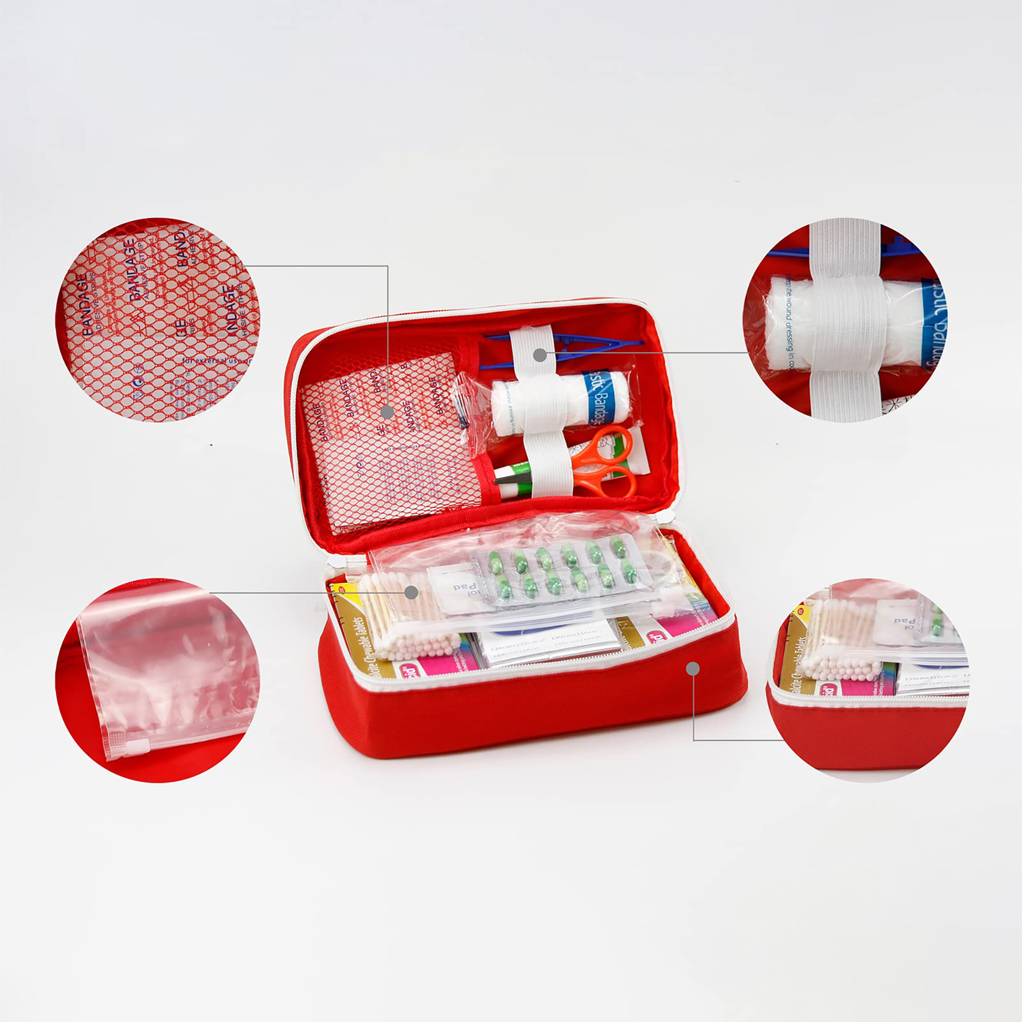 Oxford Fabric Medical First Aid Storage Bag 6