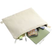 Organic Cotton Flat Travel Pouch 42