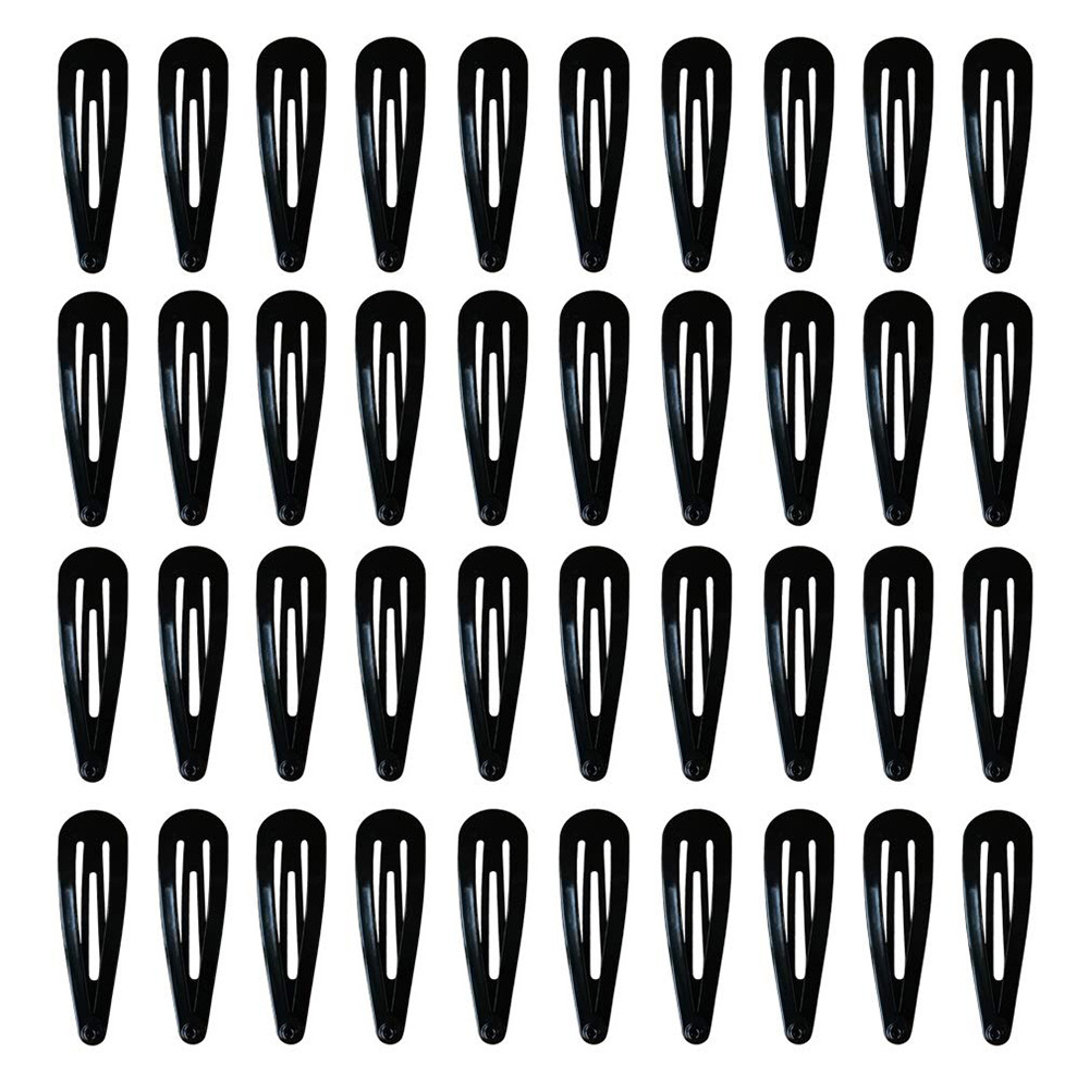 2 Inch Barrettes Women Metal Snap Hair Clips 13