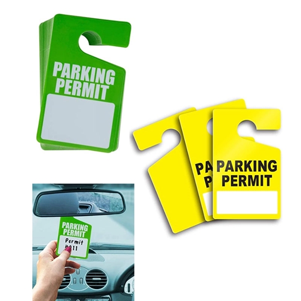 Parking Permit Hang Tag