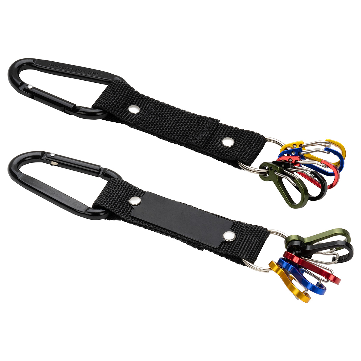 Aluminum Carabiner Strap with Color-Code Key Clips 3