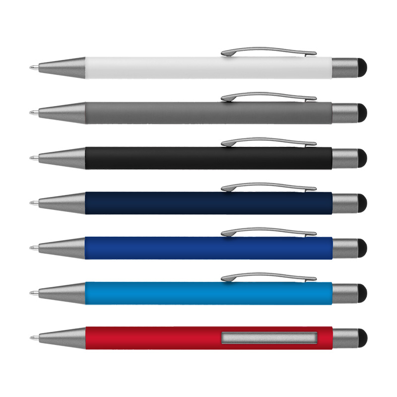 iWriter® MAX - Stylus & Soft Touch Rubberized Metal Hybrid Ink Gel Pen 2