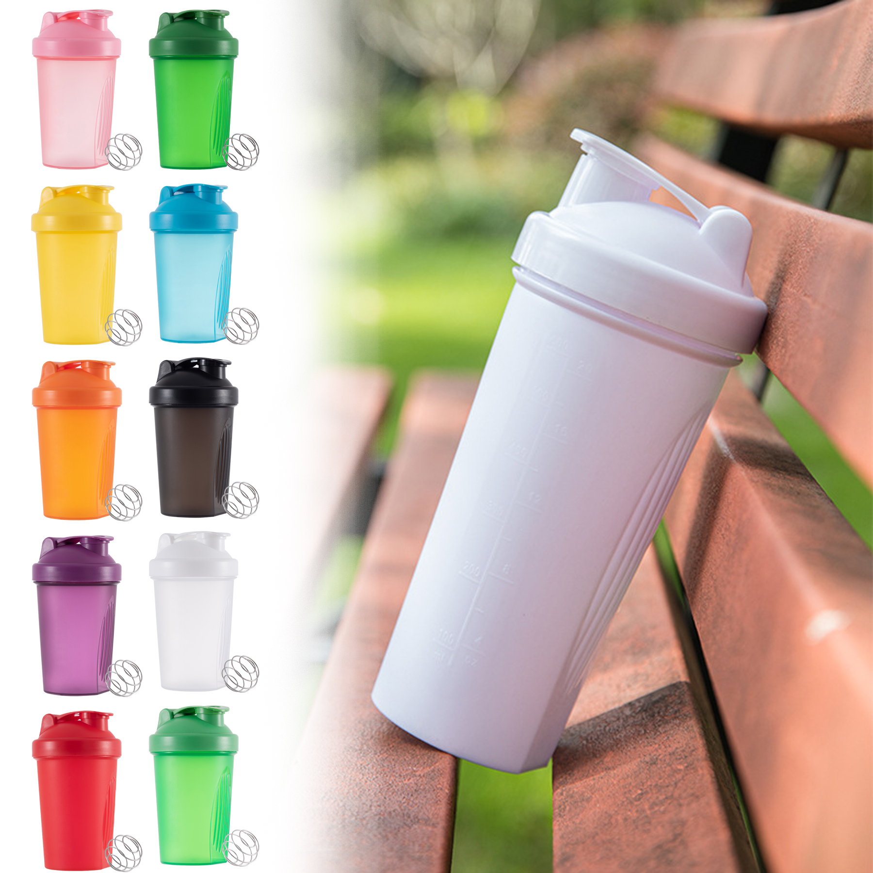 Protein powder mixing cup 2