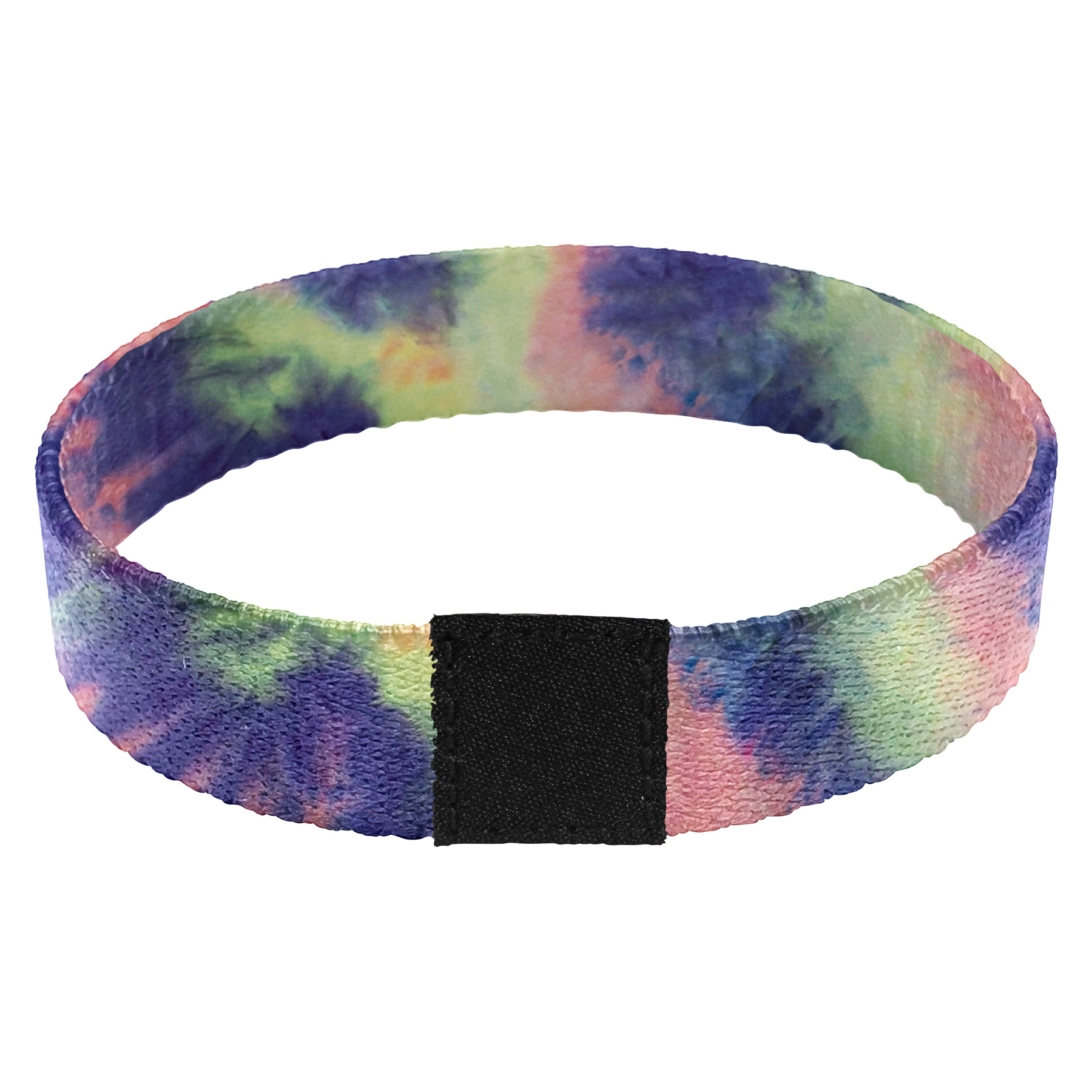 5/8'' Sublimation Elastic Polyester Wristband With Woven Label 16