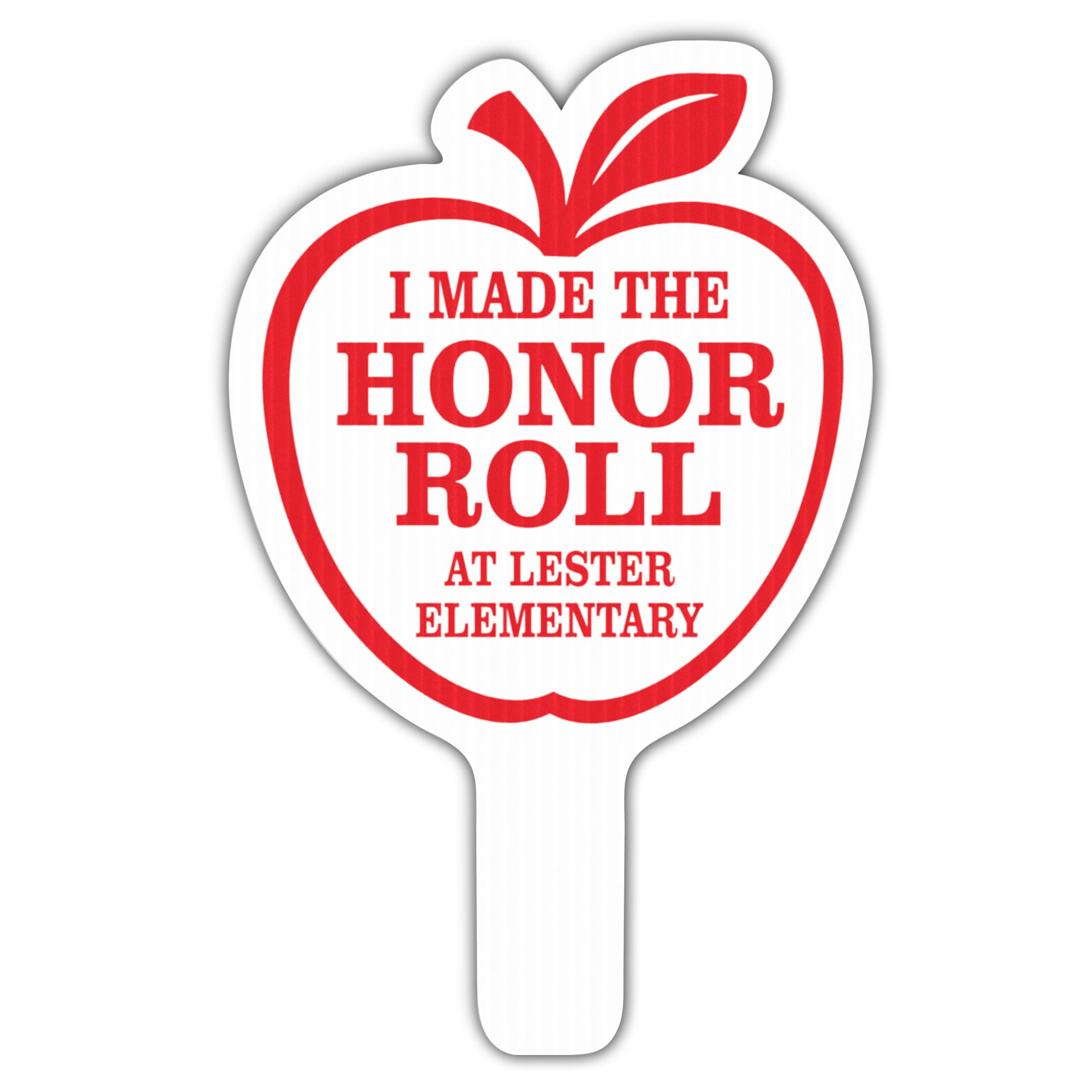 Apple Hand Fan, Screen Printed 2
