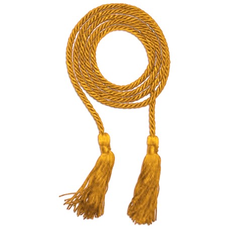 Gold 68" Graduation Honor Cord 2