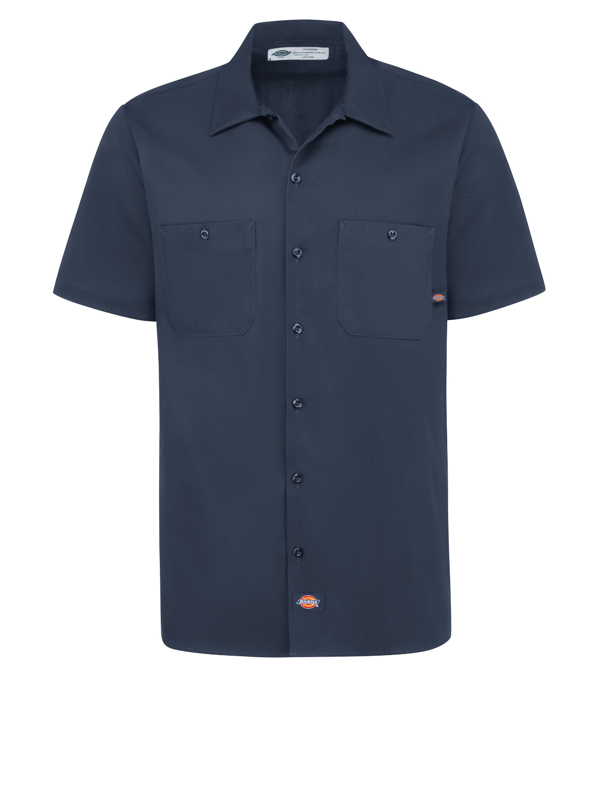 Dickies Shirts - Men's Industrial Cotton Short-Sleeve Work Shirt