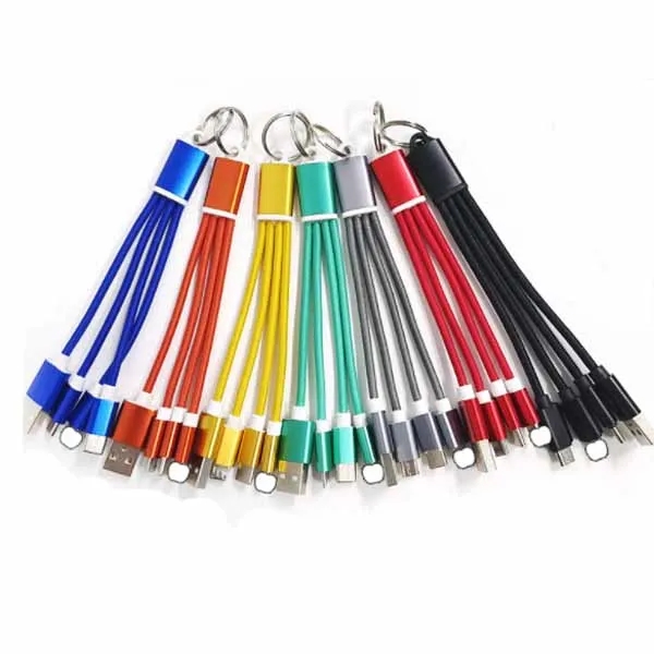 Mobile Phone Charging Data Line With Key Ring 4