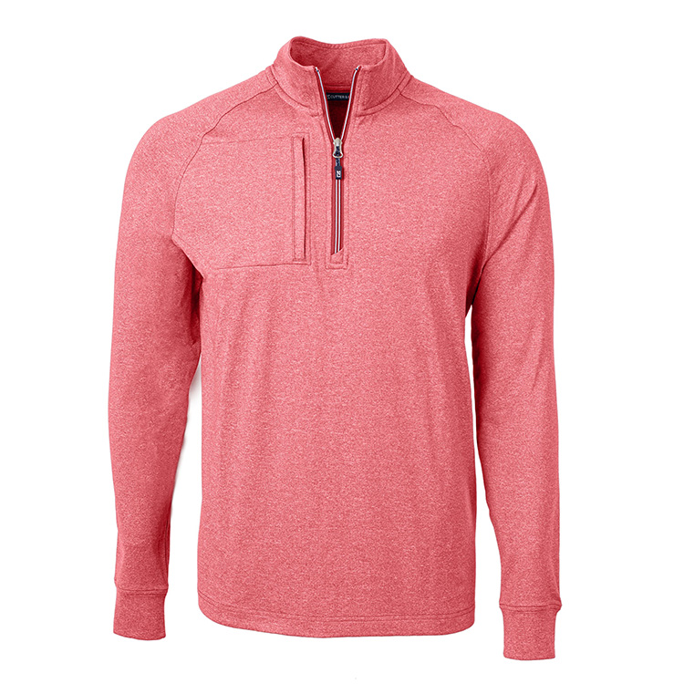 Cutter & Buck Adapt Eco Knit Heather Recycled Pullover, custom hoodie or sweatshirt with logo imprint 6