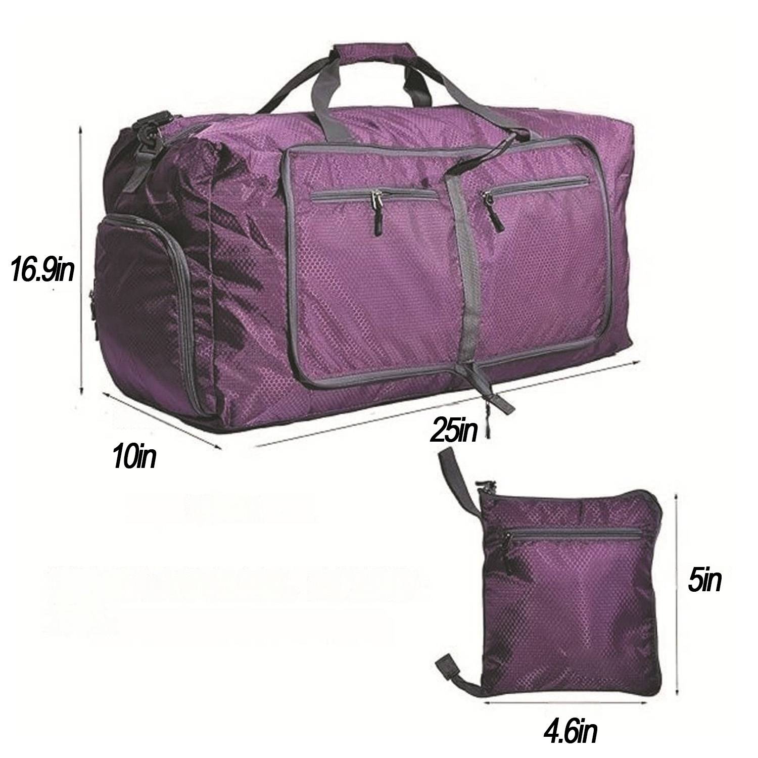 Foldable Large Capacity Polyester Duffle Bag 2