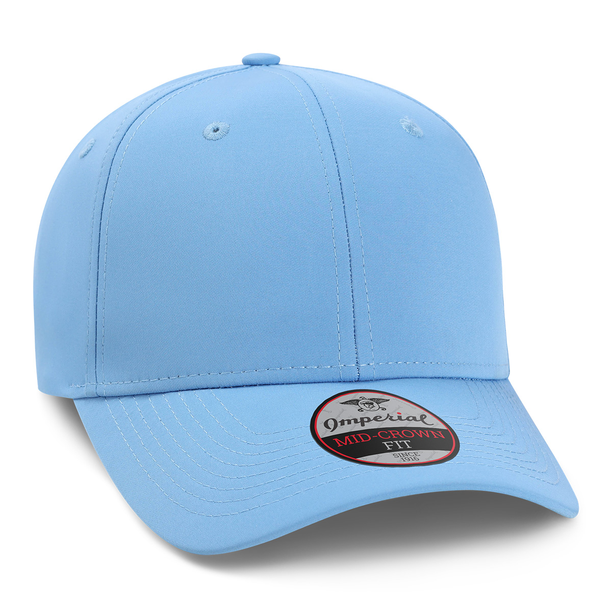 Imperial 7054N The Independent Structured Performance Cap w/ Leatherette Patches or Embroidery 24